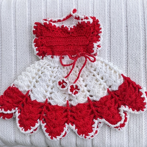 Hand Crocheted Pot Holders Set of 2 - Picture 2 of 6